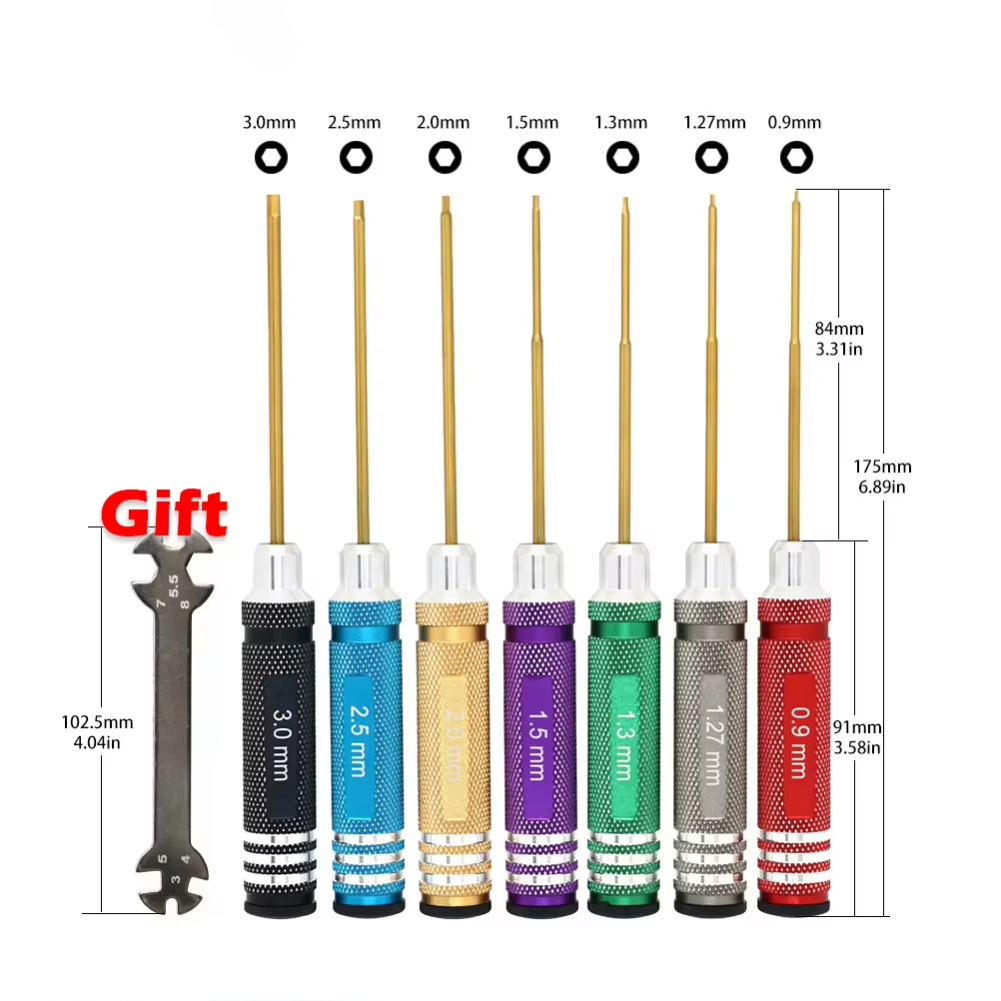 7pcs Hex Screw Driver Set Tita - Rc Helicopter Tool Kit review and price