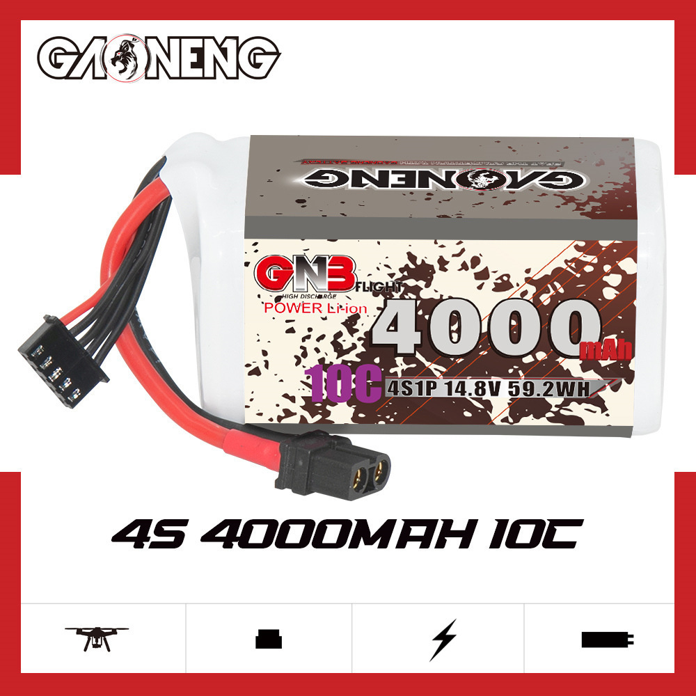 GNB 4000mAh 4S 14.8V 10C 20C W - Rc Helicopter Parts review and price