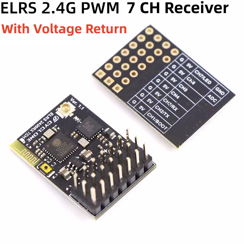 ELRS 2.4G PWM 7CH 6CH CRSF Rec - Rc Helicopter Remote Control review and price
